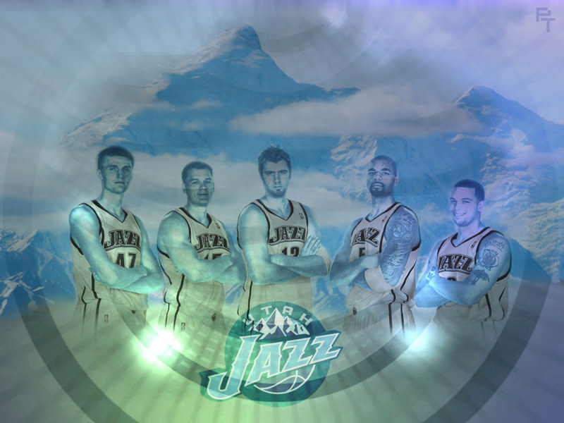 Puter Background All Related Wallpaper Basketball Utah Jazz