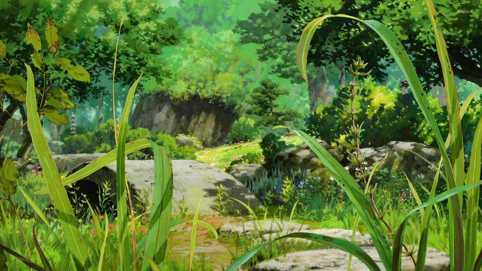 Anime Forest Wallpaper