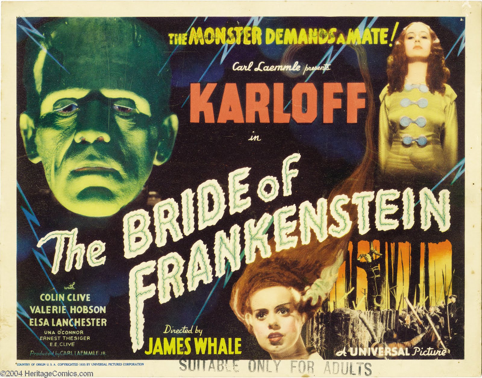 Bride Of Frankenstein Movie Poster Wallpaper Background