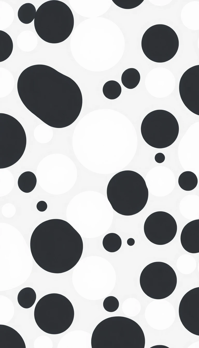 Black And White Spot Wallpaper