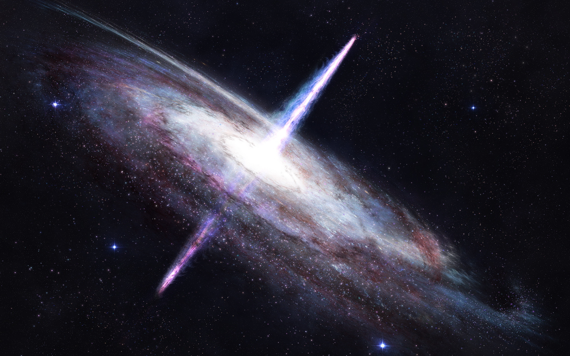 Quasar Outburst Revises Understanding Of Universe Quasars The