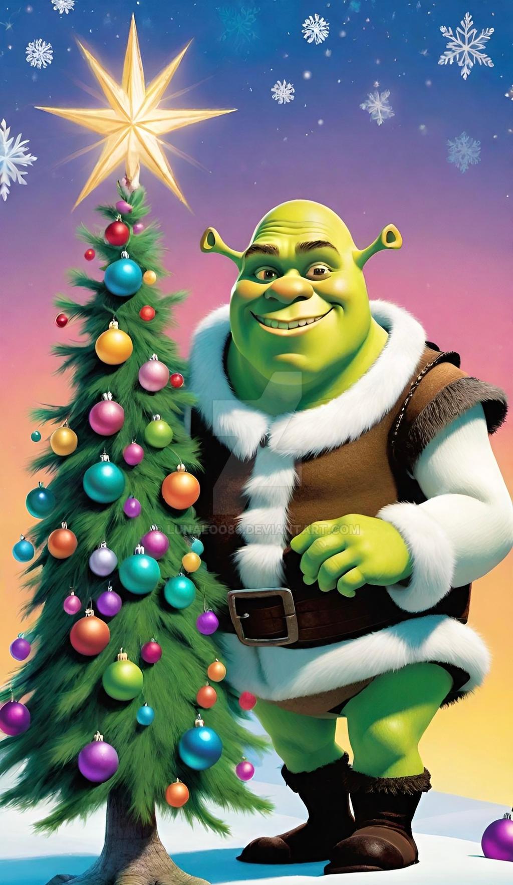 Shrek At Christmas By Lunaloo86