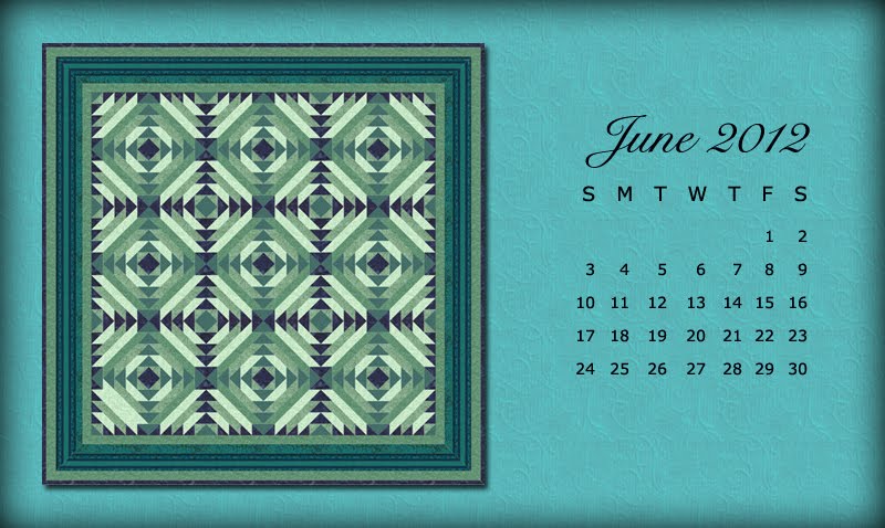 Cabinquilter S June Desktop Calendar