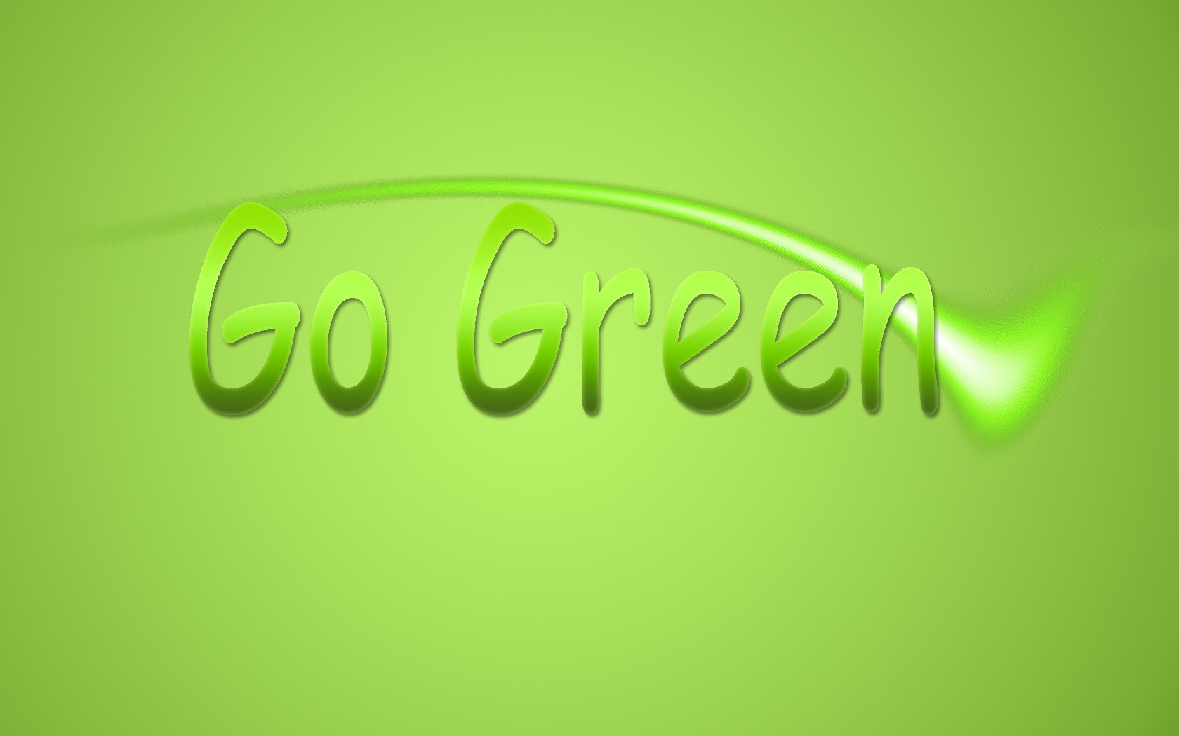 Go Green Wallpaper