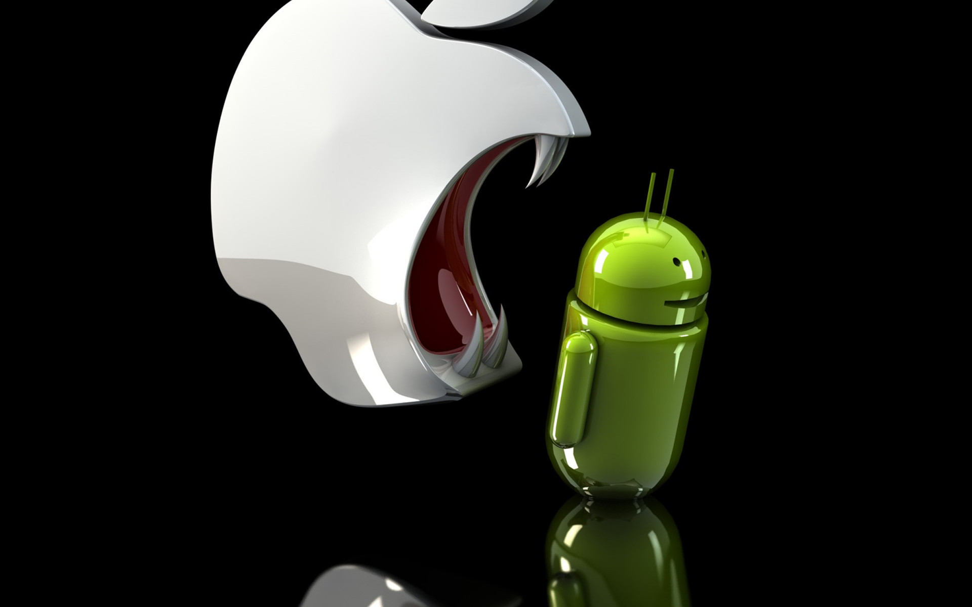 Wallpapermania Eu Wallpaper Apple Eating Android Funny HD