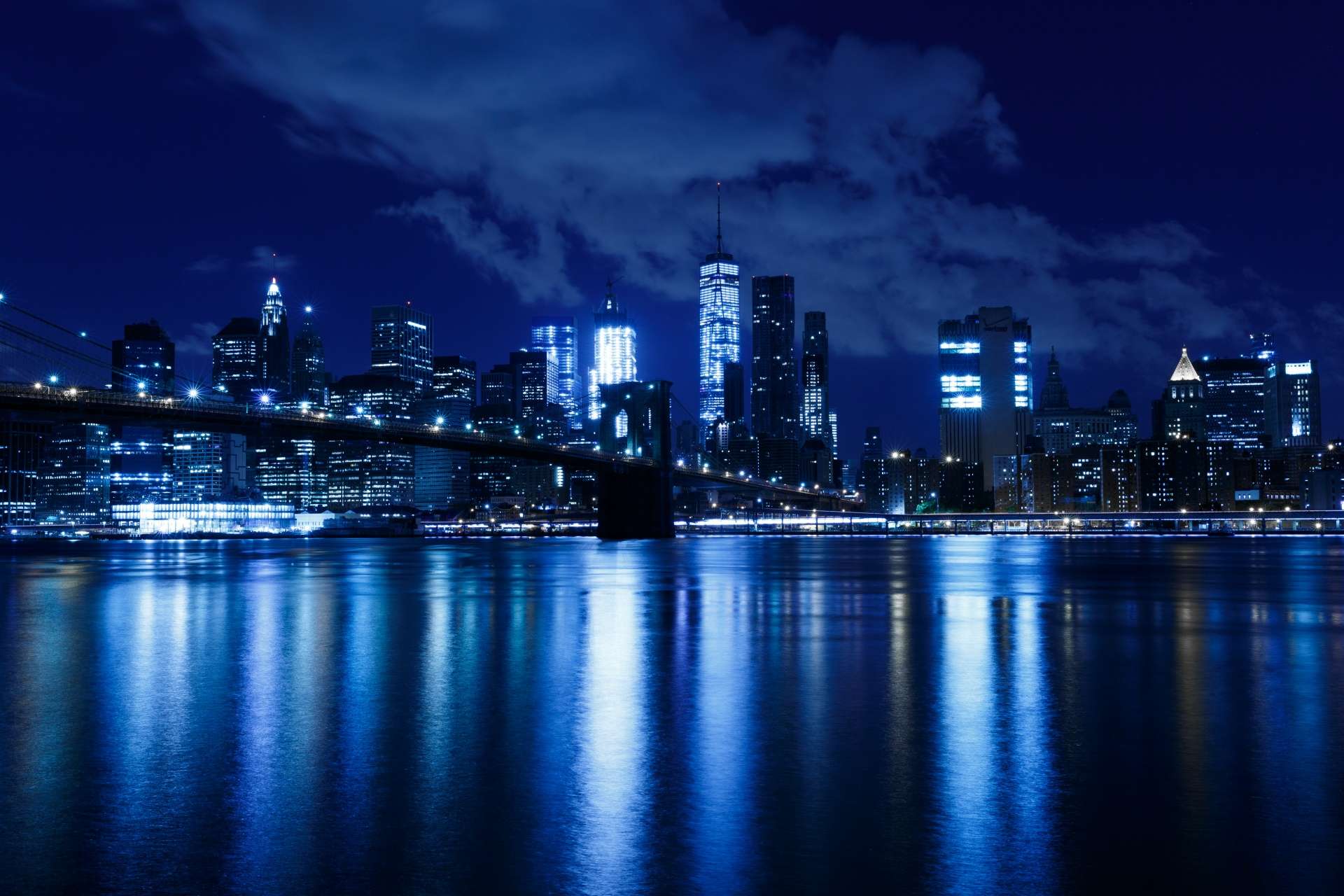 New York Night Skyline 1485446271mza Wallpaper