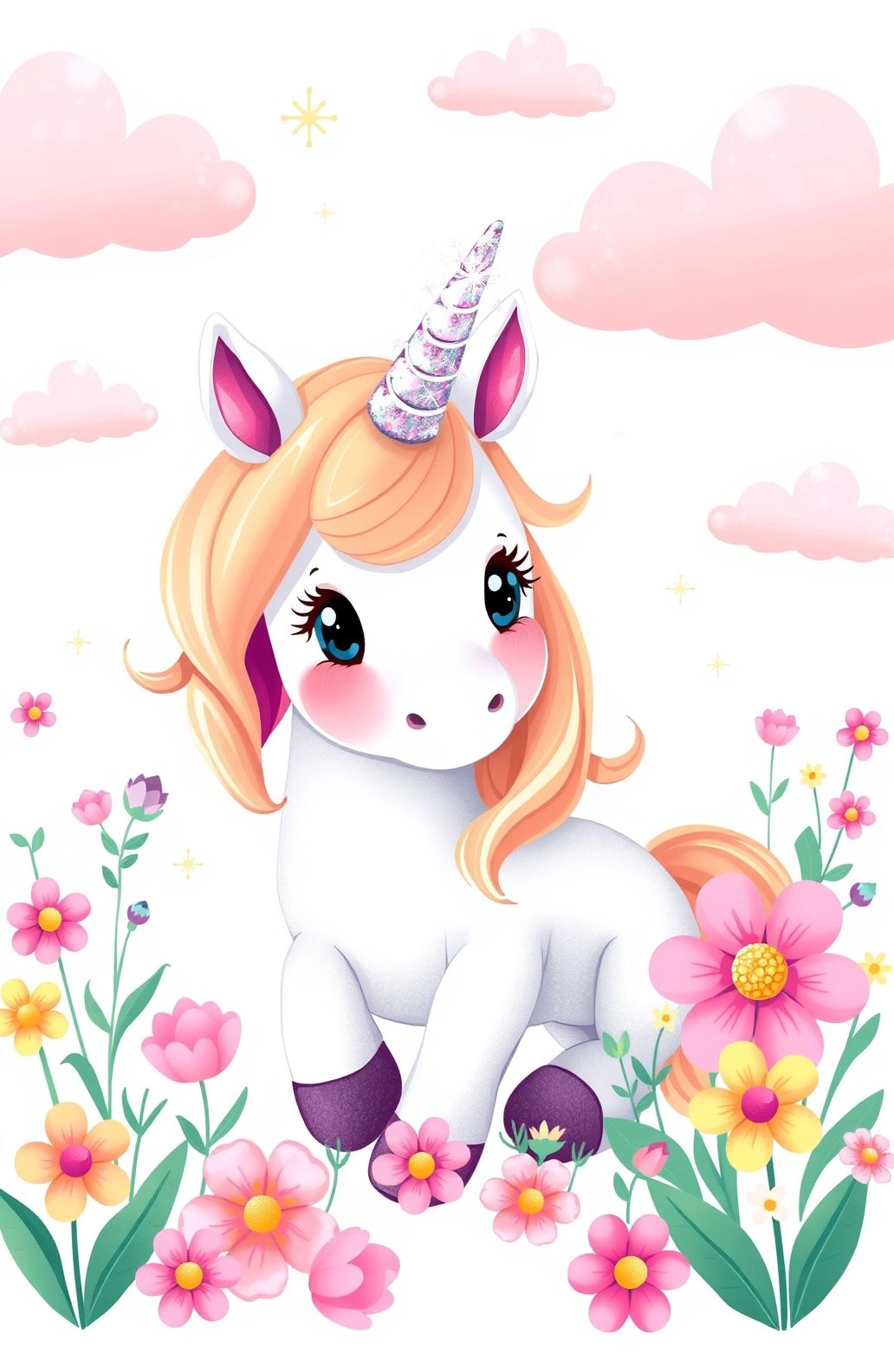 Cute Unicorn Wallpaper