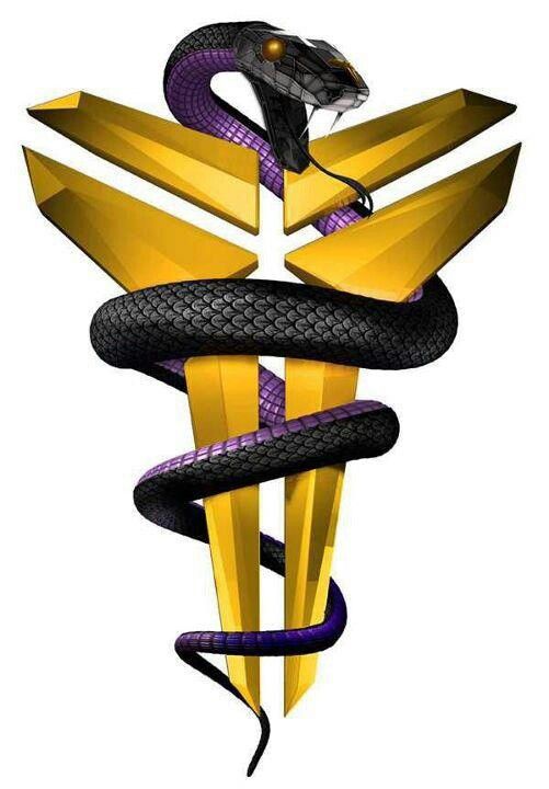 Kobe Bryant Logo Black Mamba Basketball