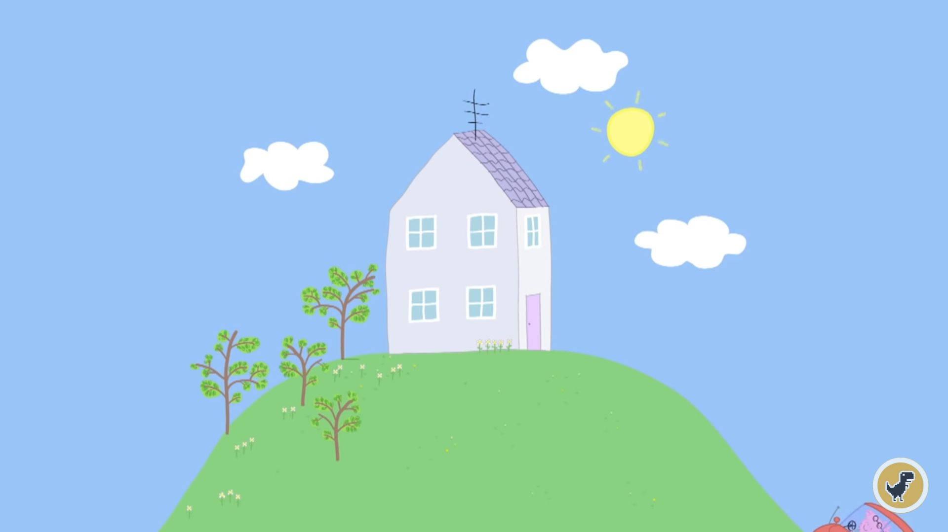 Peppa Pig House Wallpaper
