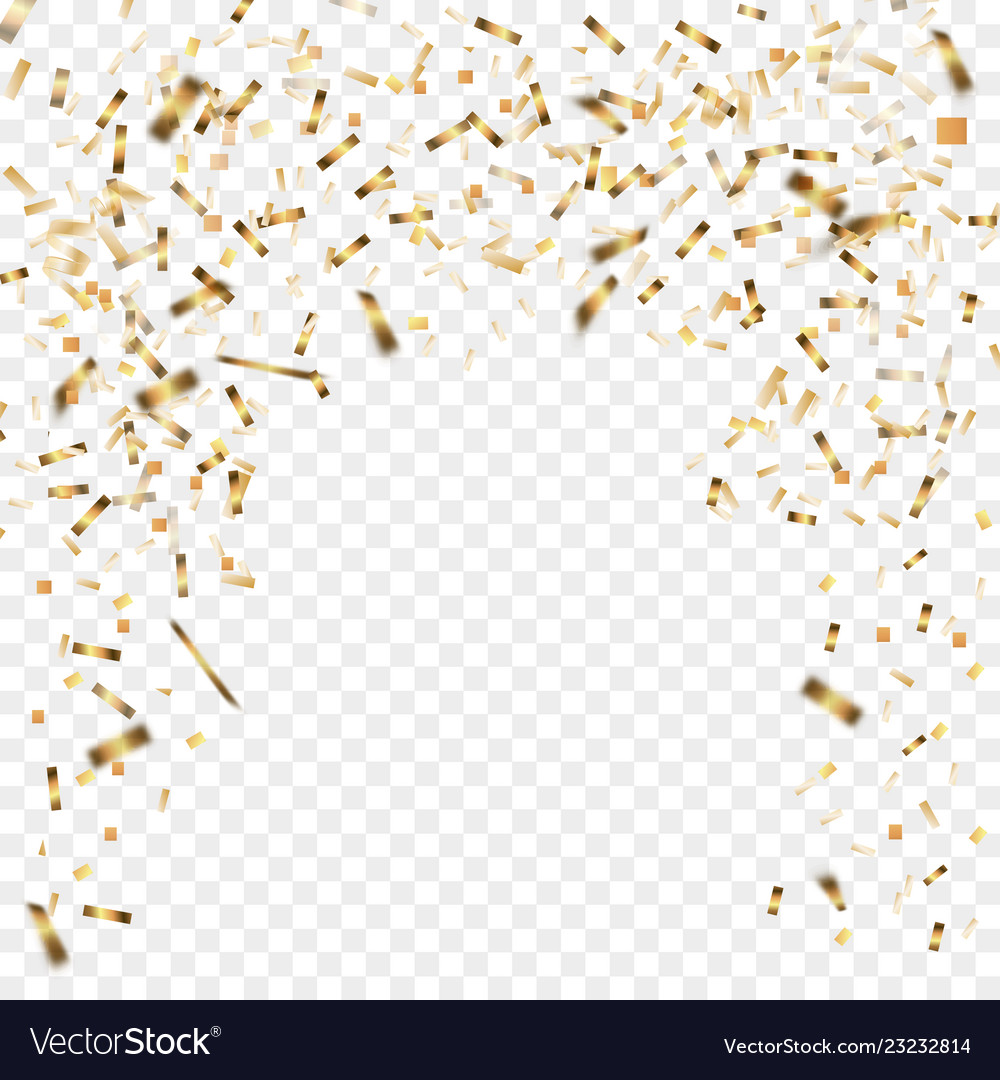 🔥 Free Download Golden Confetti Festive Background Christmas Vector