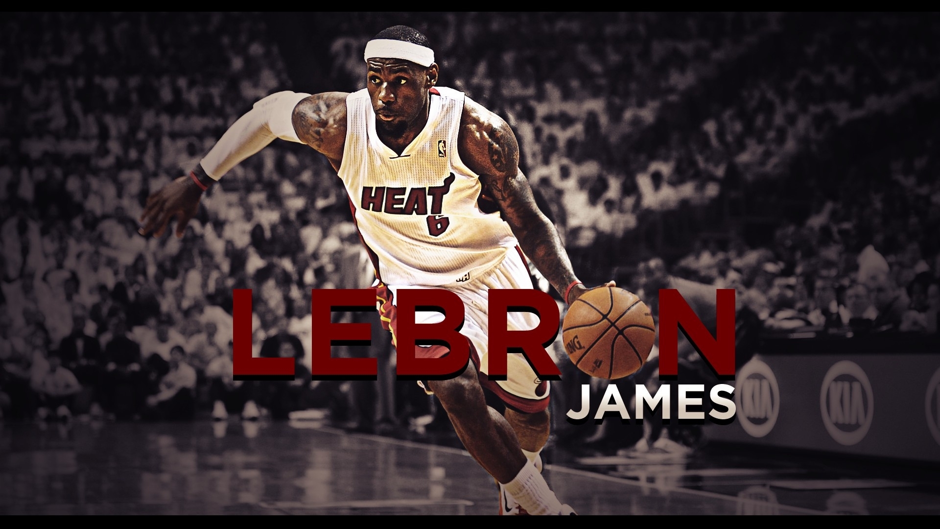 Nba Lebron James Miami Heat Mvp Basketball Wallpaper