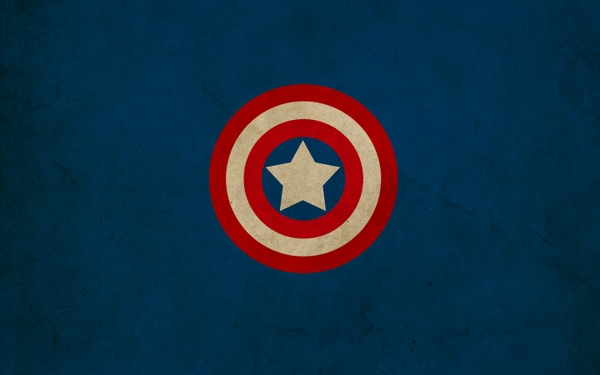 Captain America Shield Marvel Ics Franck Grzyb Minimalistic