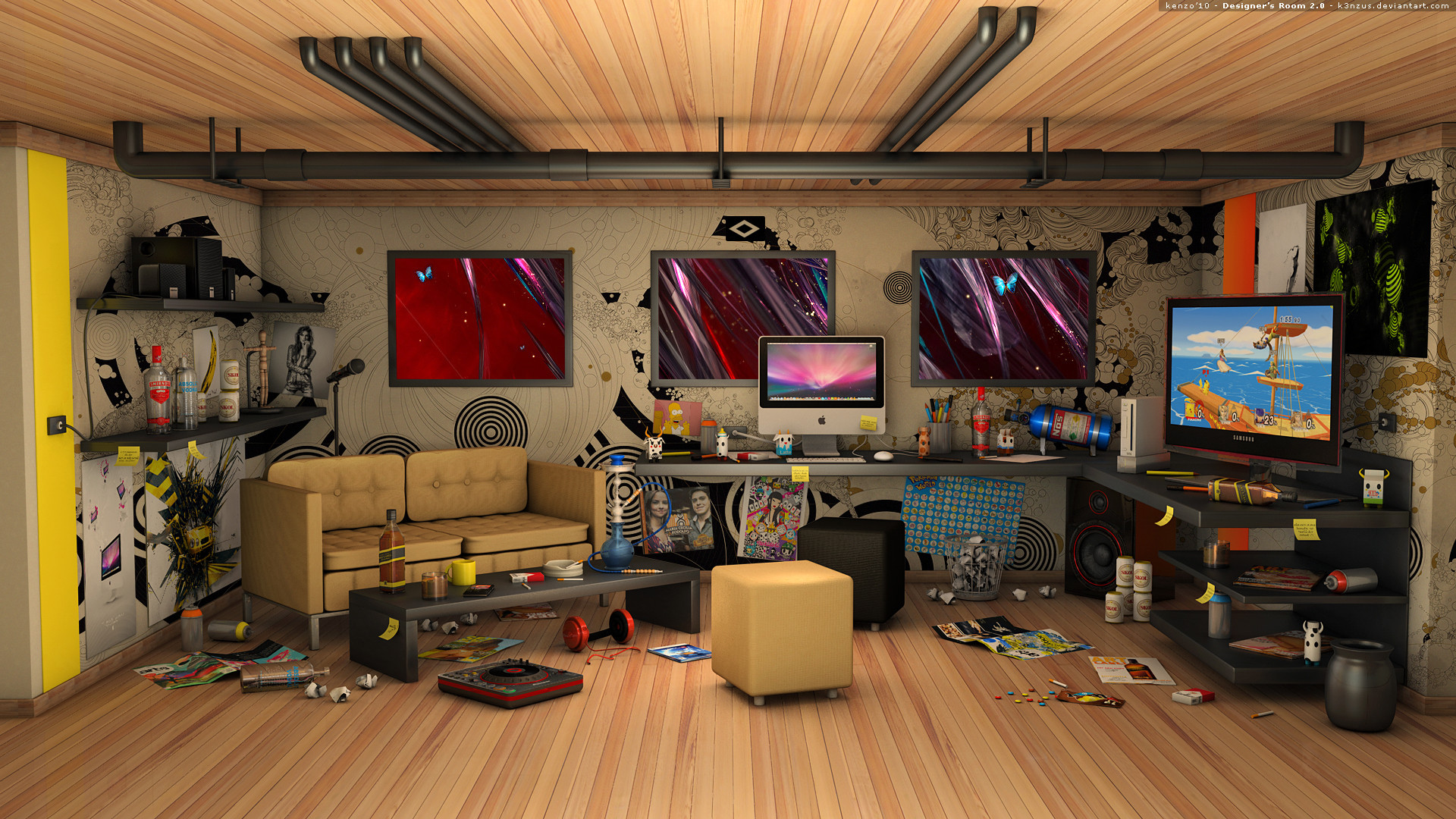 Room HD Wallpaper Theme Bin Customization