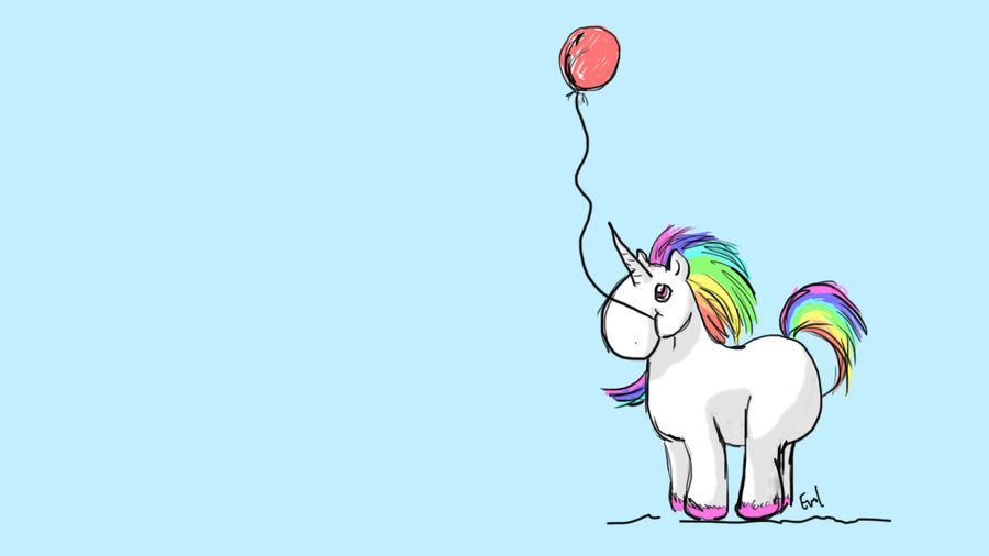 Cute Rainbow Unicorn Desktop Wallpapers