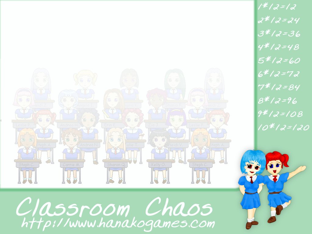 Class   Classroom Chaos