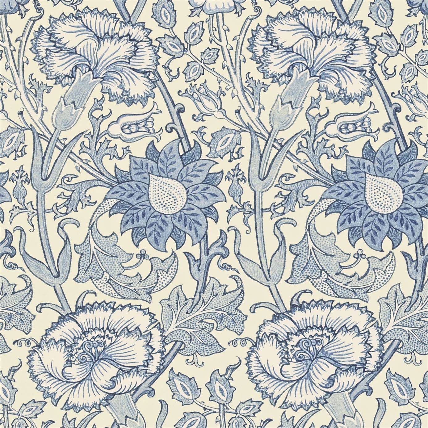 Tally Ho by Sanderson - Teal / Ruby - Wallpaper : Wallpaper Direct