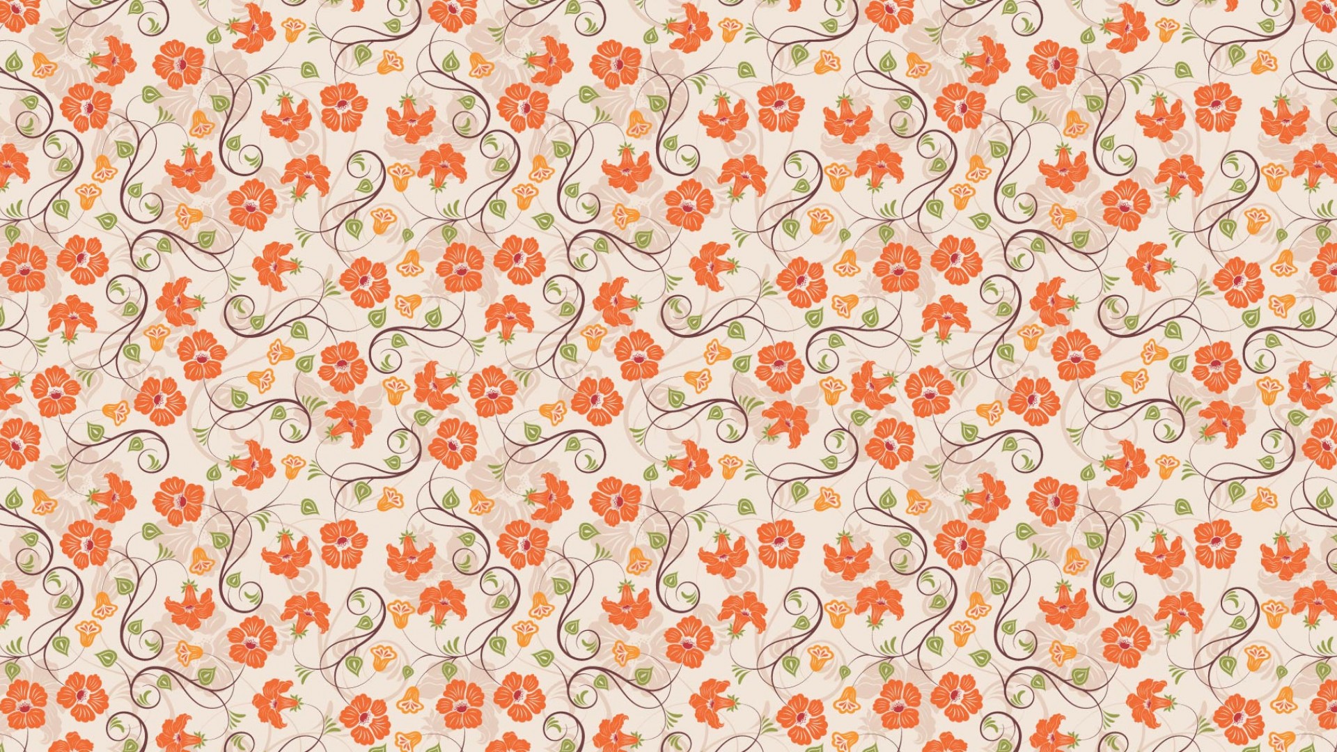 Free download flower pattern wallpaper HD [1920x1080] for your Desktop