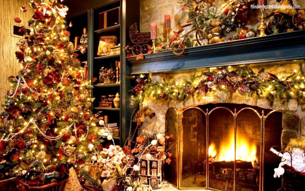 Descargar Imagen Tree Merry Christmas Wallpaper HD Widescreen Gratis
