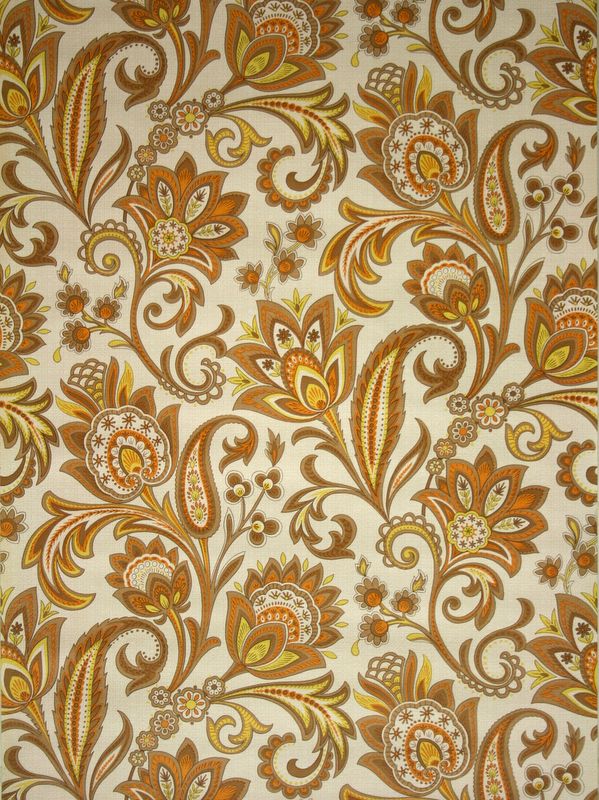 Large Pattern Paisley Wallpaper