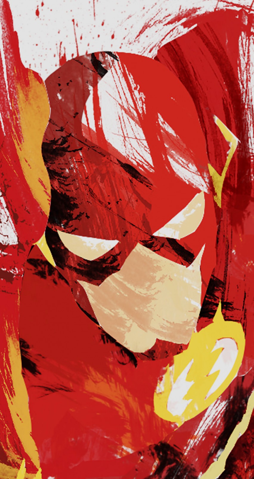 The Flash Illustration HD Wallpaper For iPhone HDwallpaper
