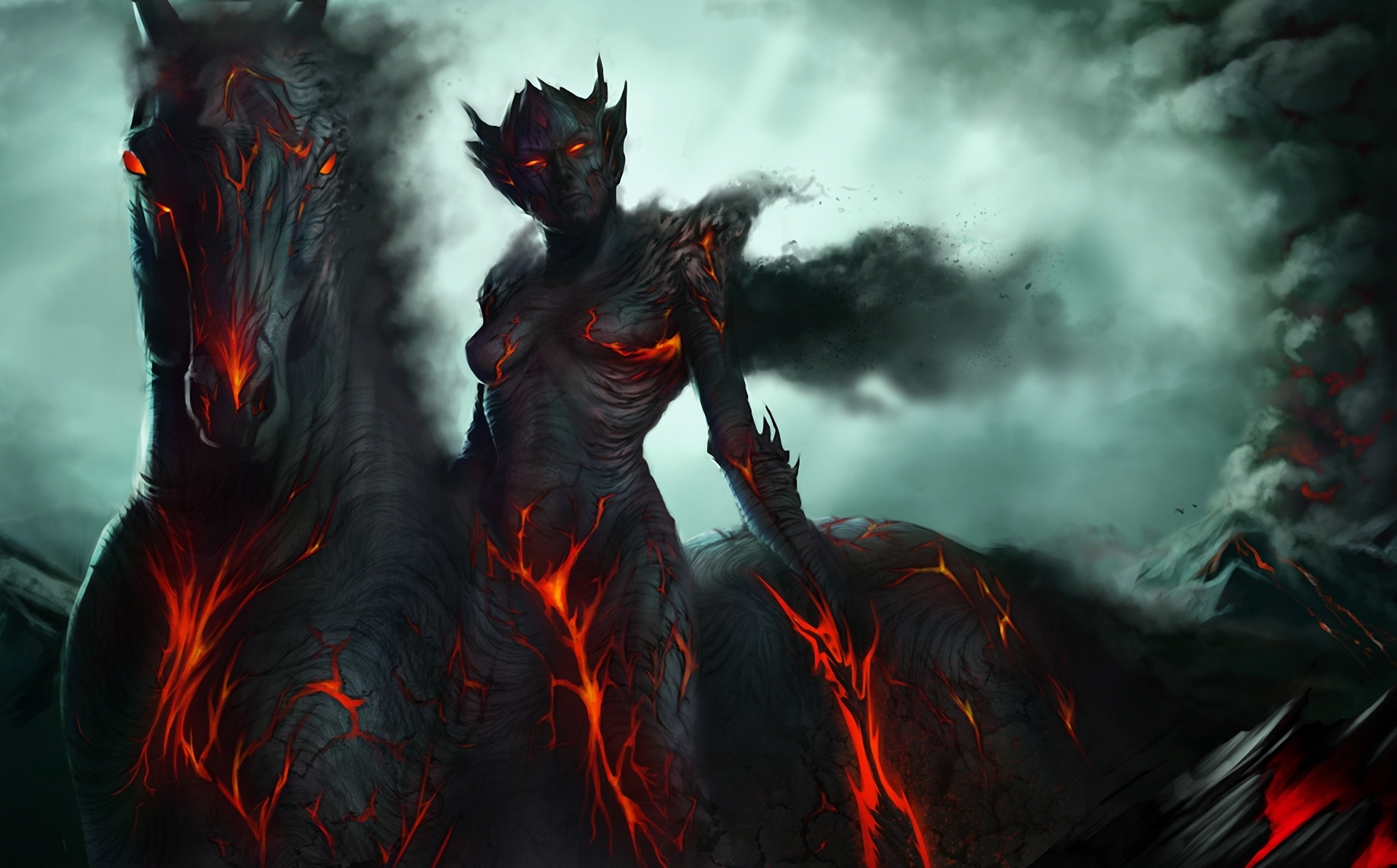 Fantasy Demon Hd Wallpaper And