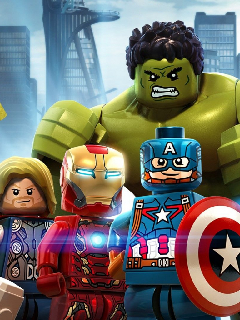 Lego Avengers Tablet Wallpaper Top