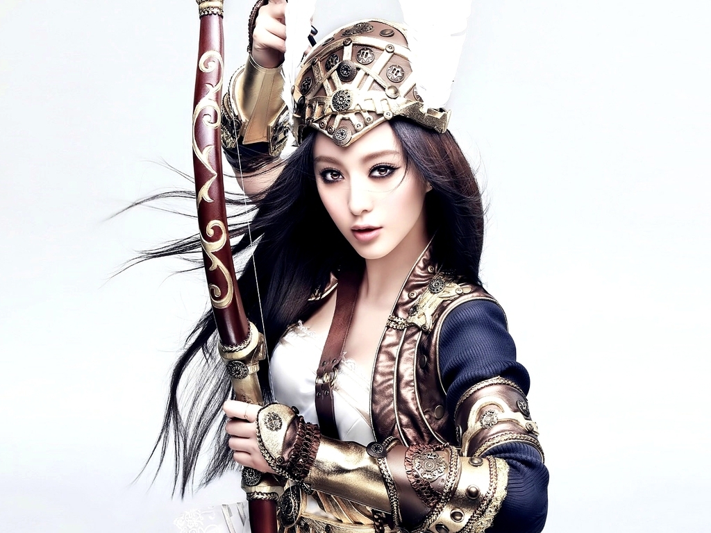 Fantasy Image Warrior Girl Wallpaper Photos