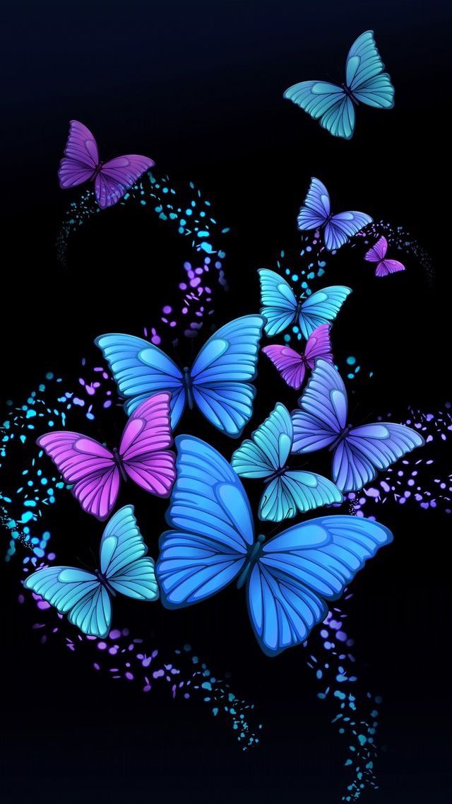 Wallpaper iPhone Dibujos Butterfly