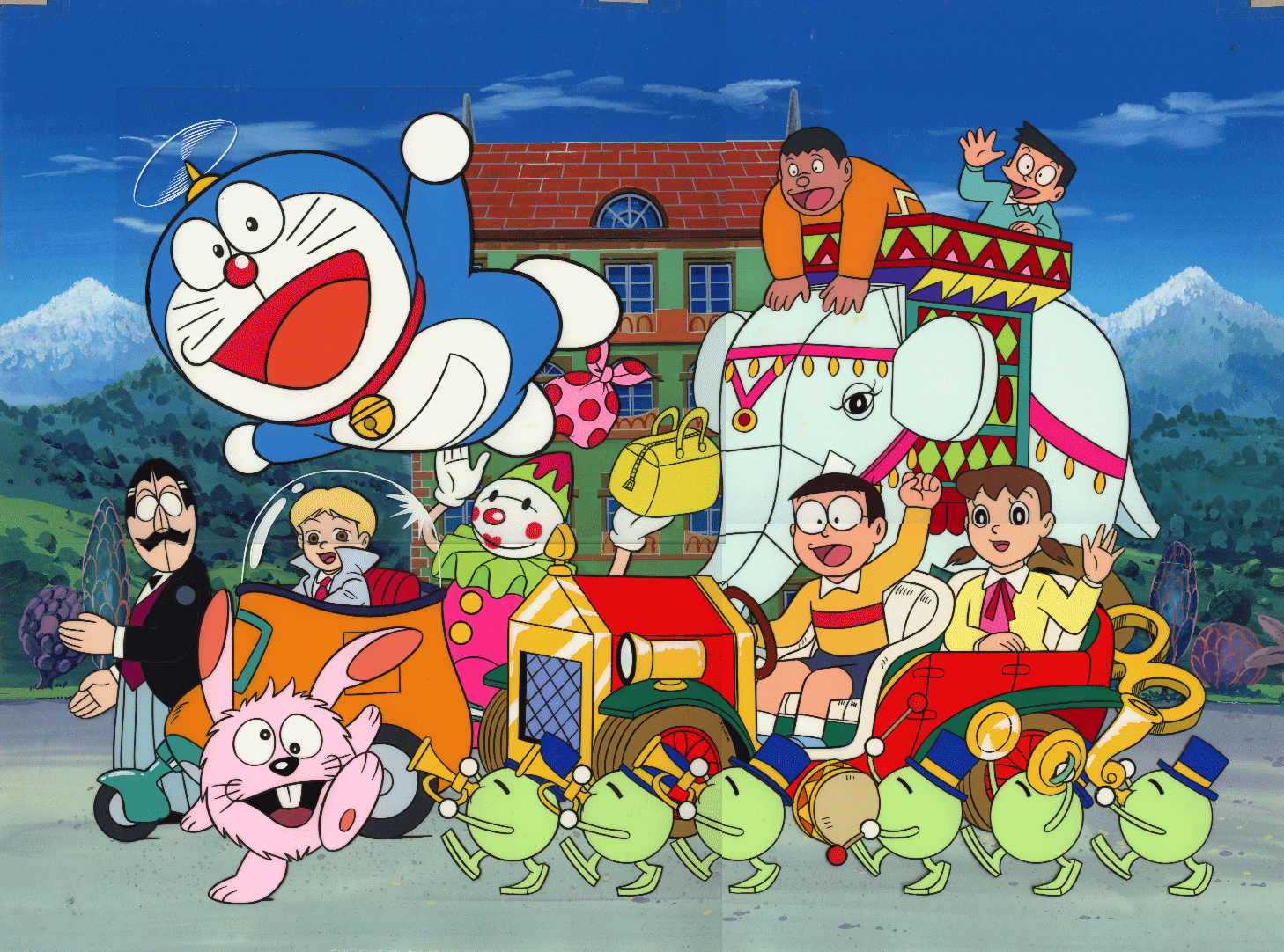 Esta Imagen Tiene El Nombre De Doraemon Cartoon Wallpaper Gracias Por