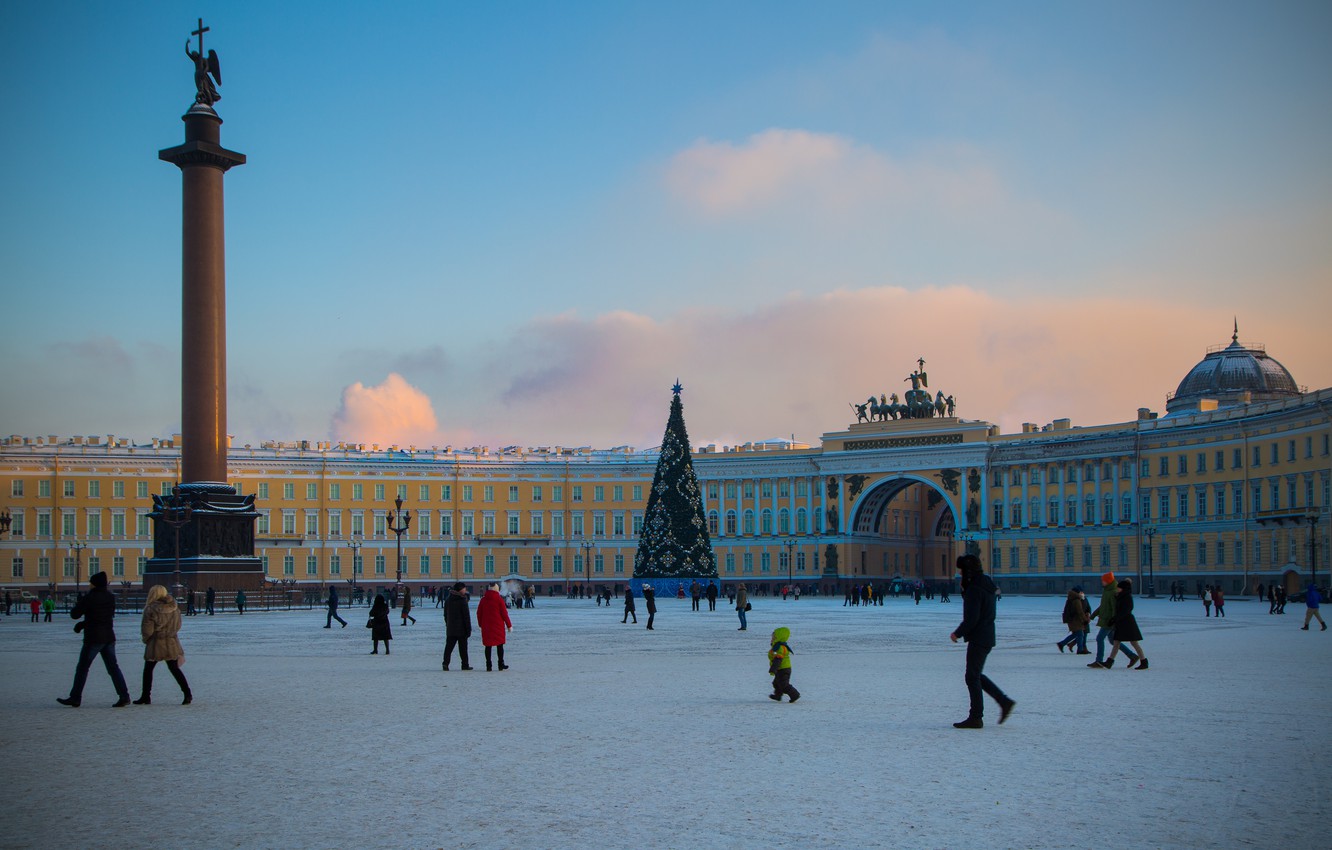 Wallpaper Peter Saint Petersburg Palace Square Headquarters
