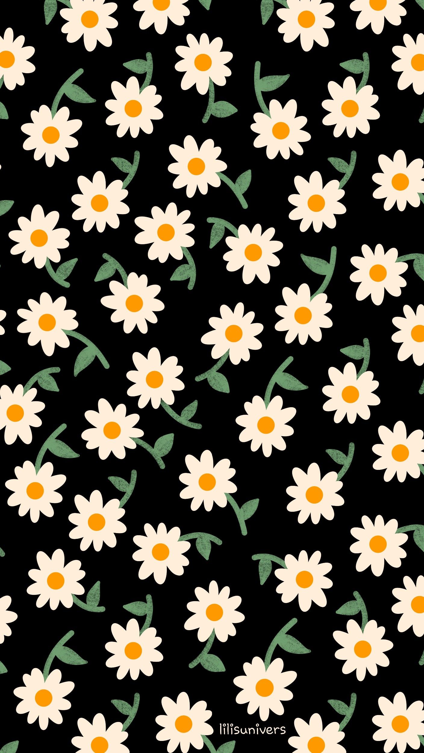 White Flowers Wallpaper