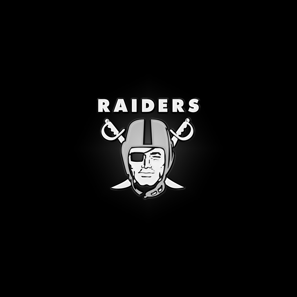 iPad Wallpaper With The Oakland Raiders Team Logos