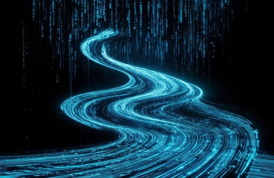 Blue Matrix Code Wallpaper Live