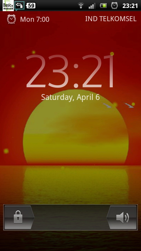 Ocean Setting Sun Live Wallpaper For Your Android Phone