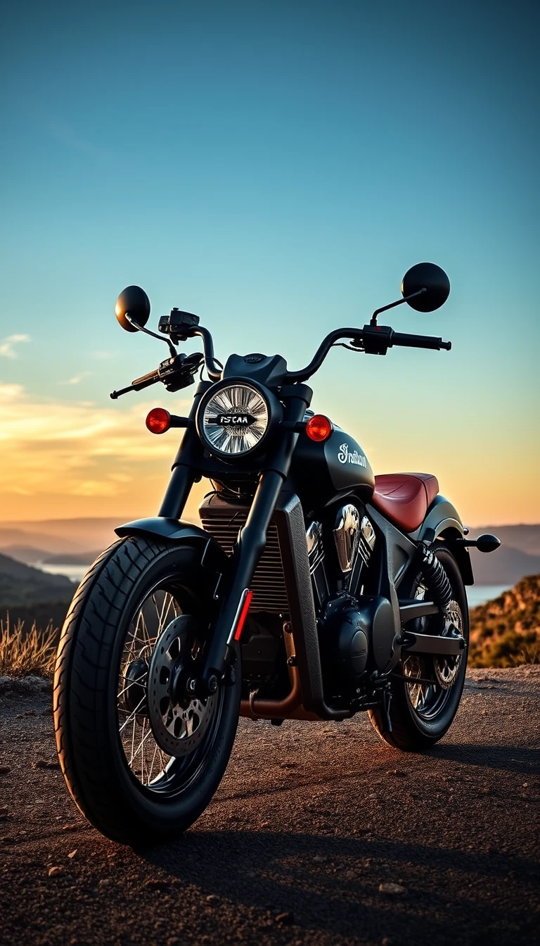 Indian Motorcycle Scout Phone Wallpaper