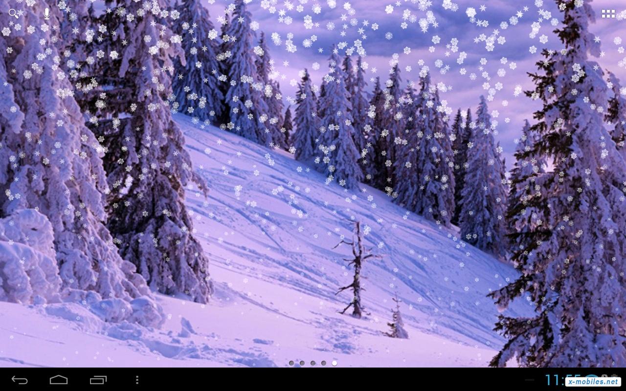 Winter Live Wallpaper Grasscloth