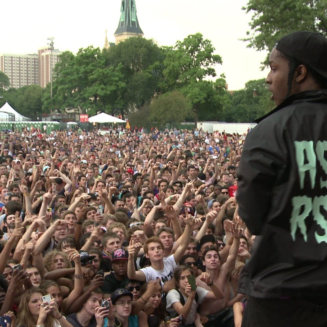 Asap Rocky Live Crowd Rap Wallpaper