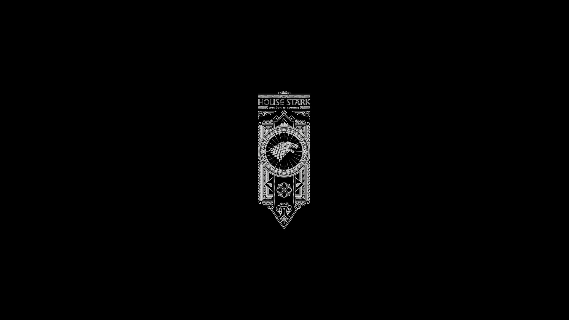 Winter Is Ing Sigil Banner Game Of Thrones Banners Wallpaper