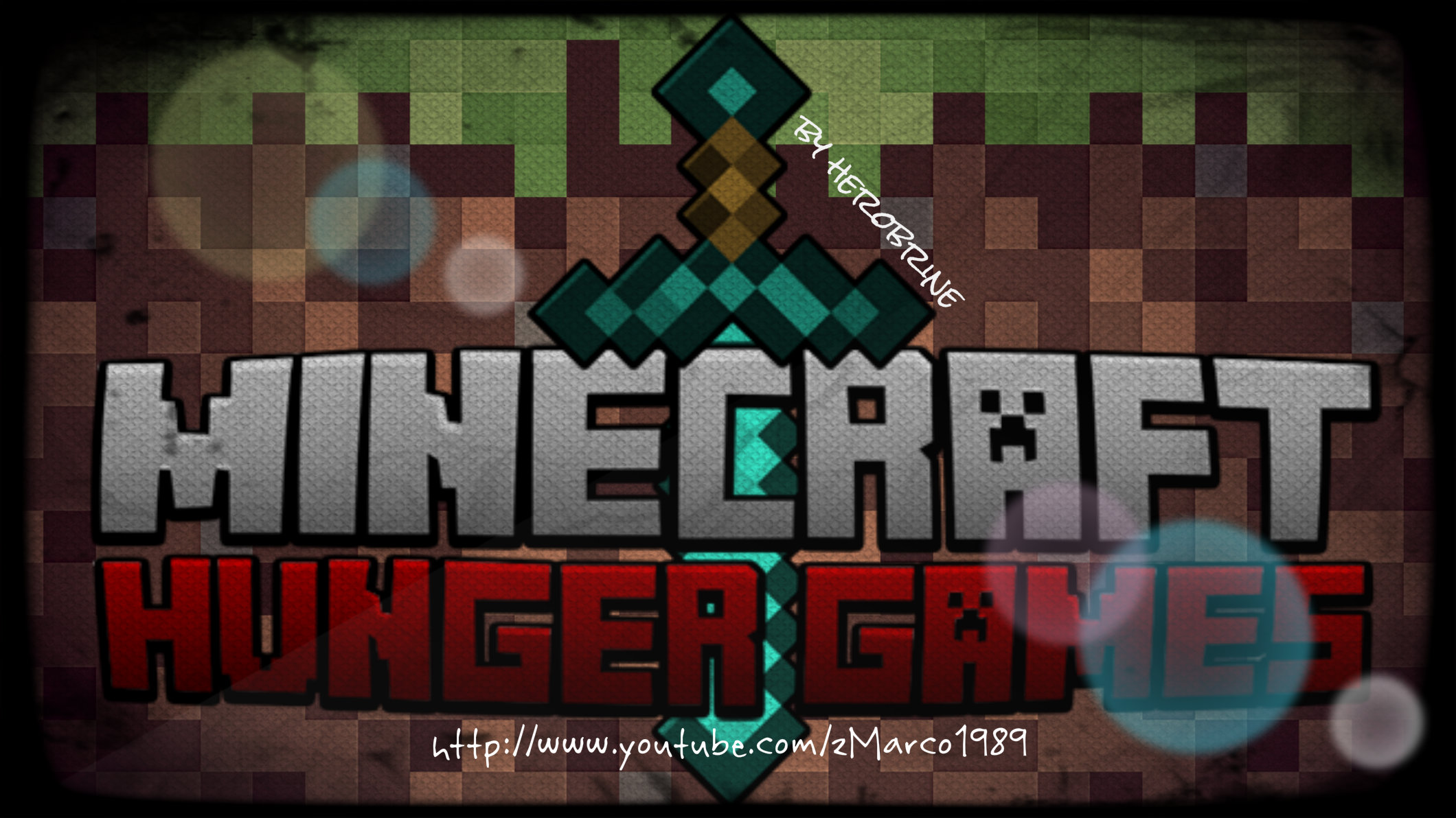 Free Download Minecraft Hunger Games Fanart By Herobrinehd Fan Art Wallpaper Games 2120x1192 For Your Desktop