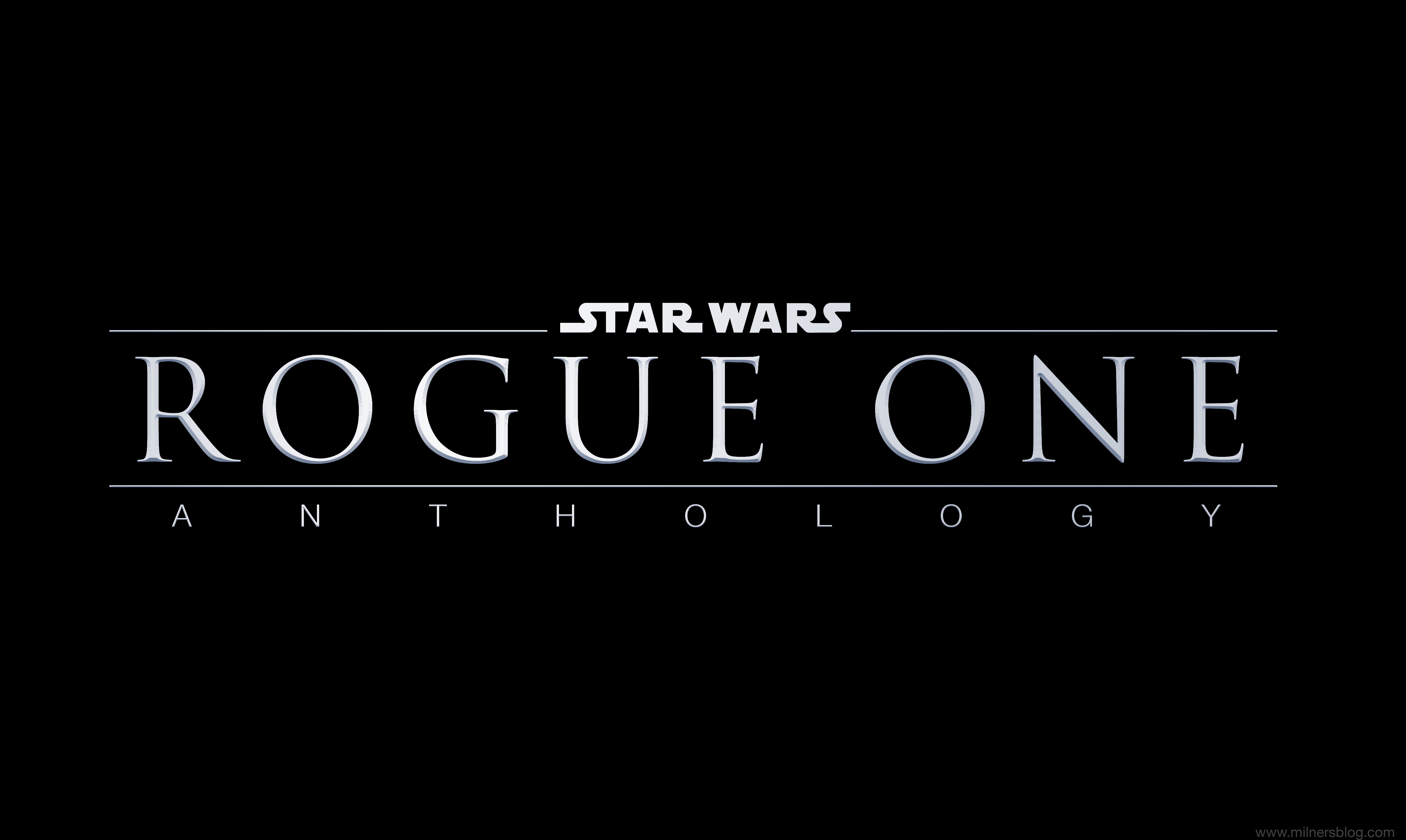 Star Wars Rogue One Teaser Trailer Logo