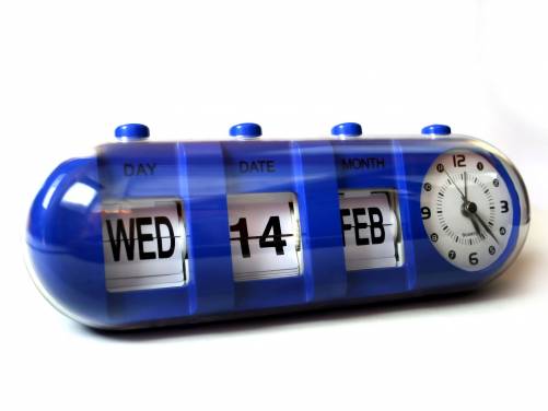 Alarm Clock Calendar Blue Desktop Wallpaper Hq Photo