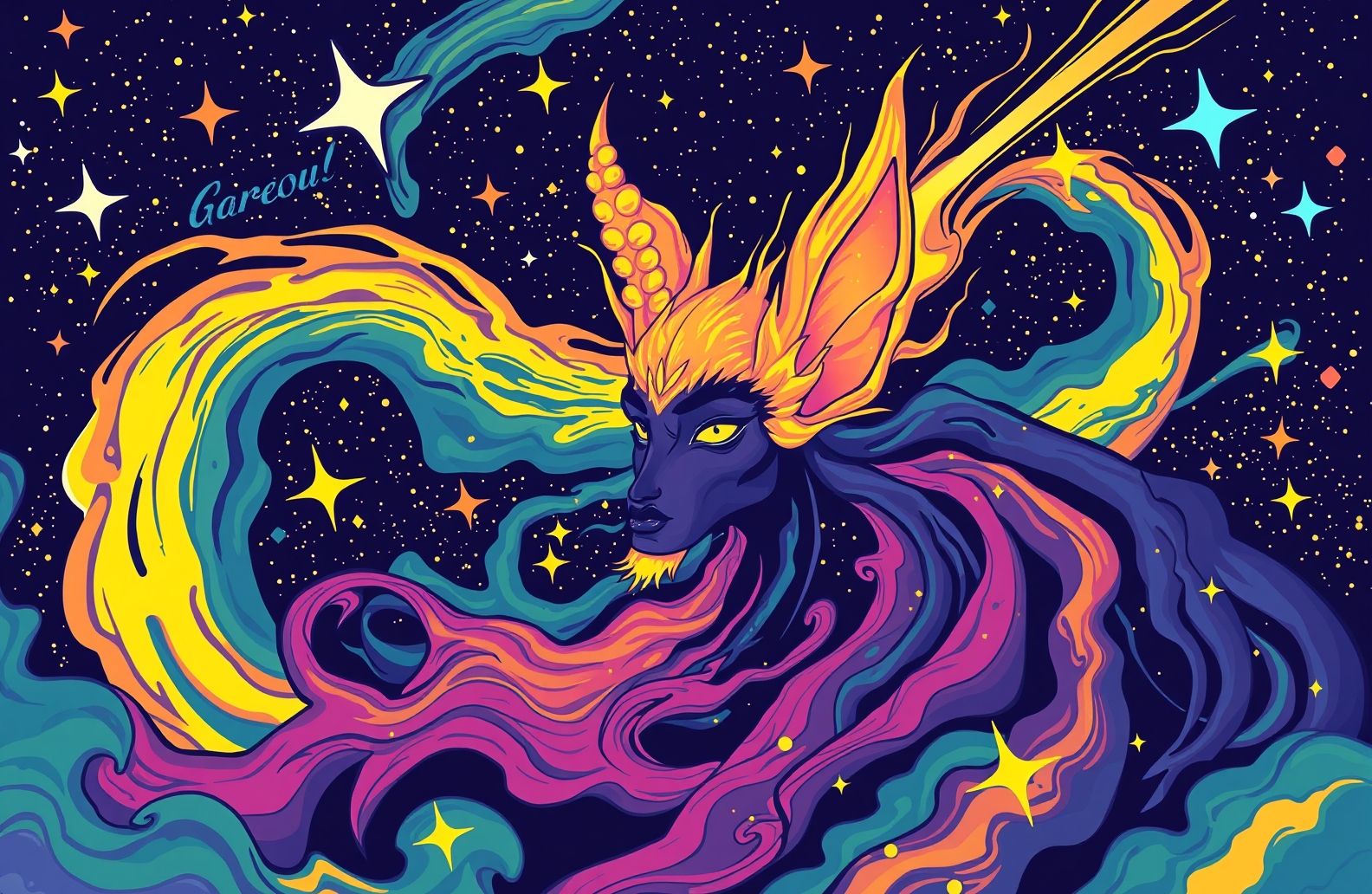 Cosmic Garou Wallpaper