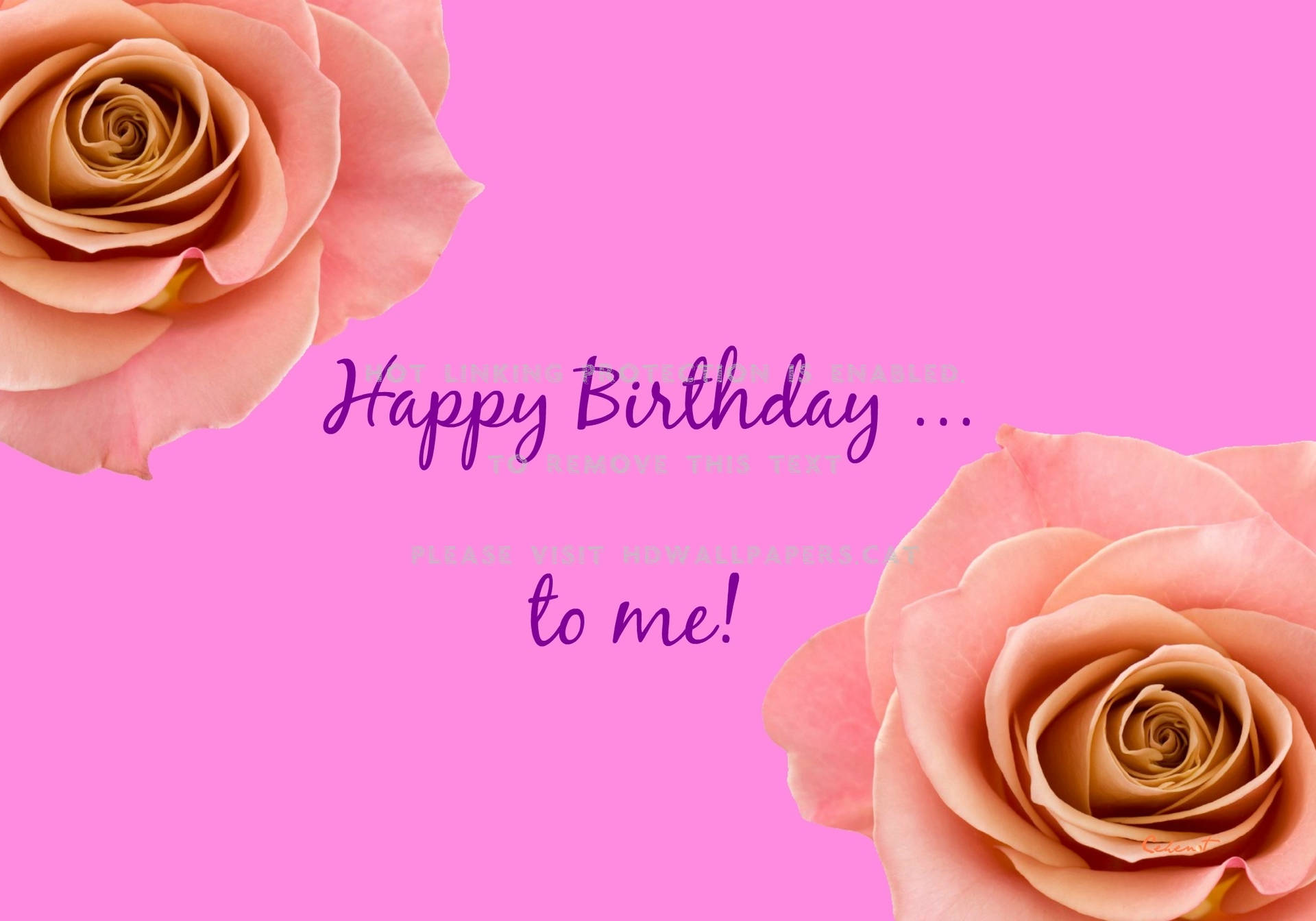 Happy BirtHDay To Me Wallpaper