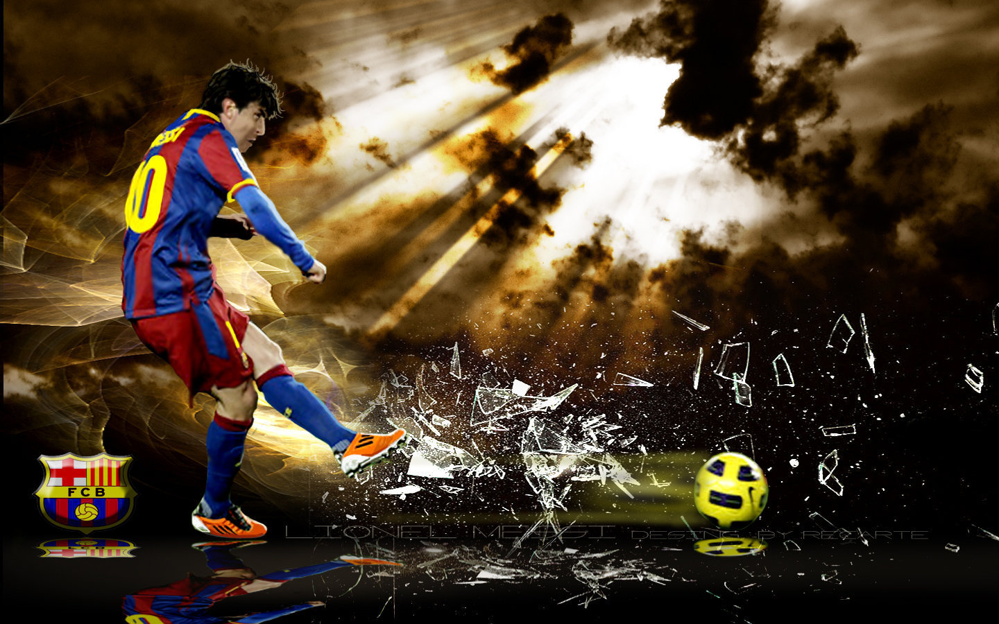 Lionel Messi Fc Barcelona HD Wallpaper All About