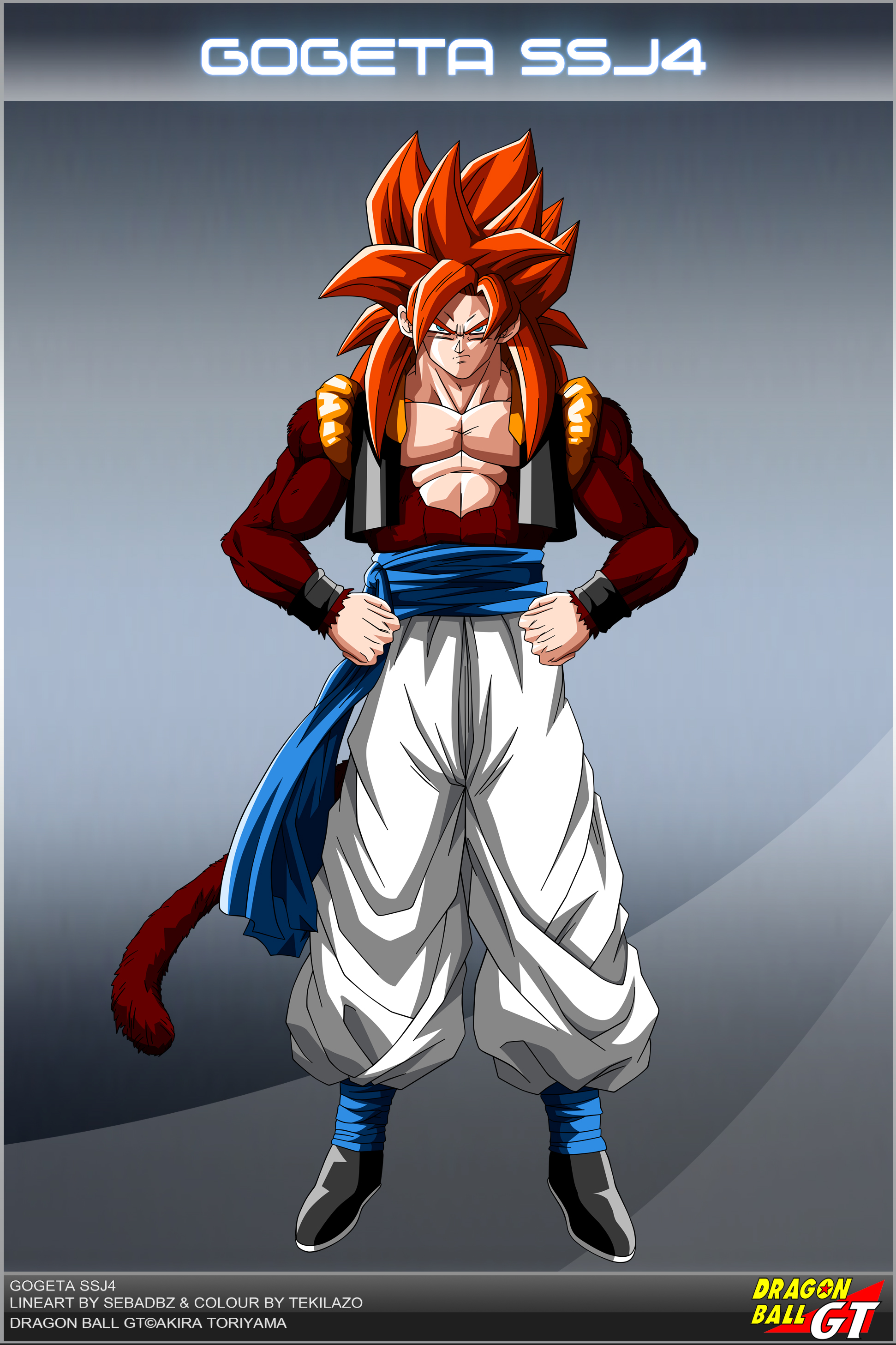 Dragon Ball Gt Gogeta ssj4 Ov By Dbcproject