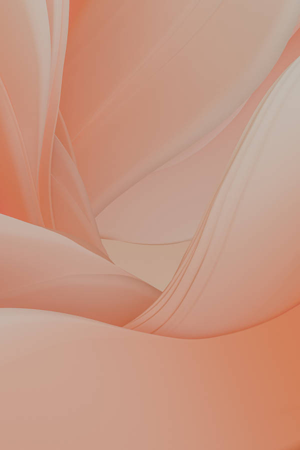 Lines With Pleasing Pastel Orange Aesthetic Wallpaper
