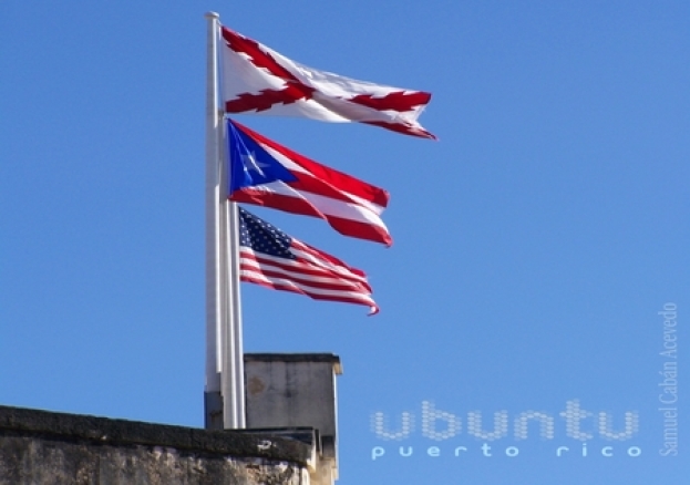 Puerto Rico Flag Wallpaper Blue Desktop Background