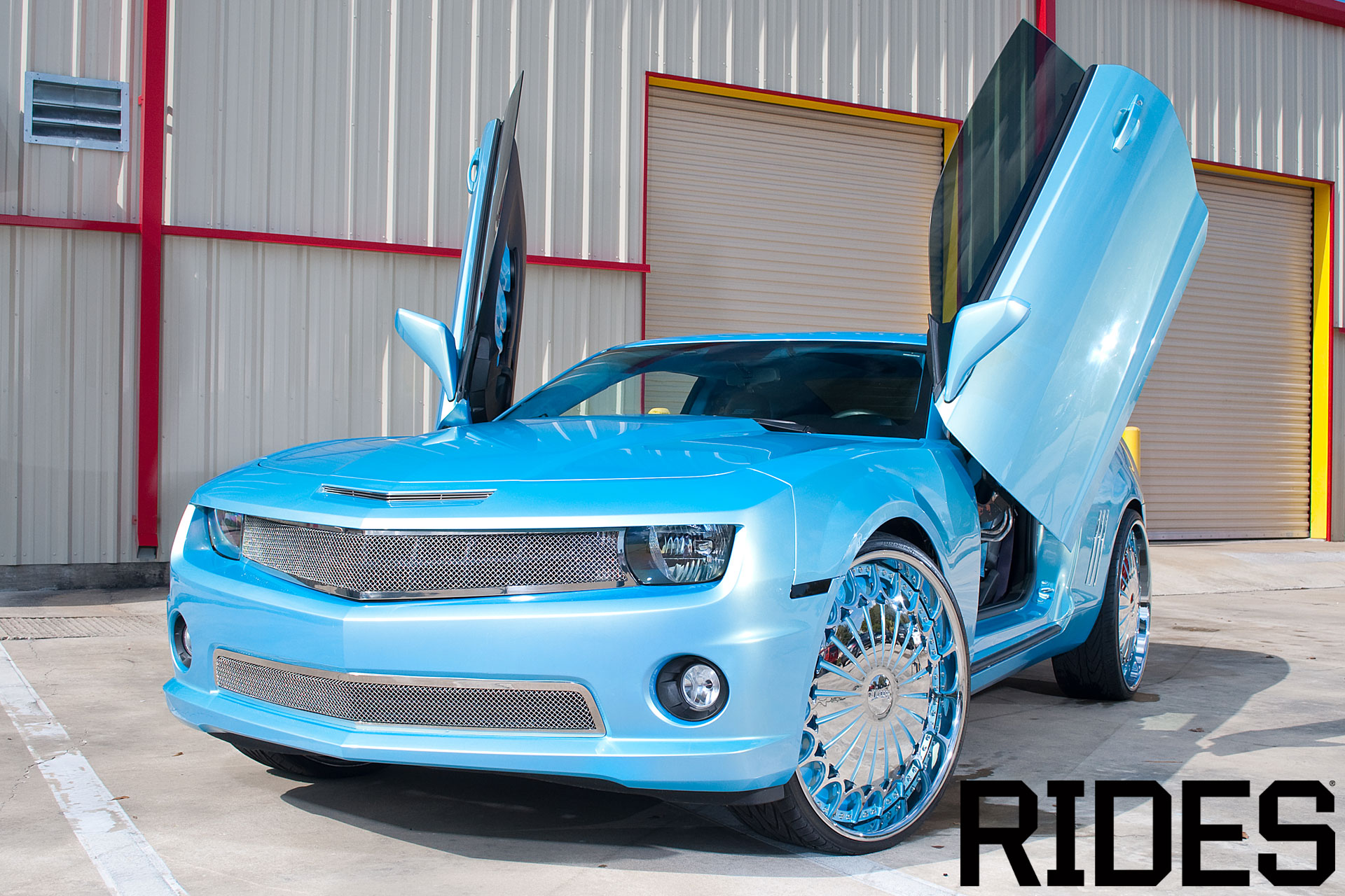 Baby Blue Chevy Camaro Rides Magazine