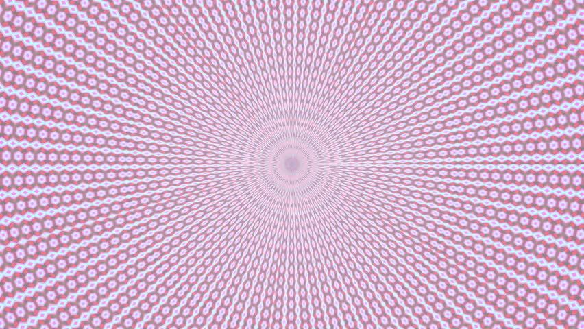 Hypnotic Mandala Pinkish Background 1080p Animated Wallpaper