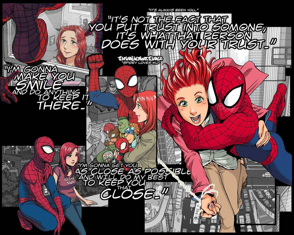 Spider Man Loves Mj Wallpaper By Awsumtastick